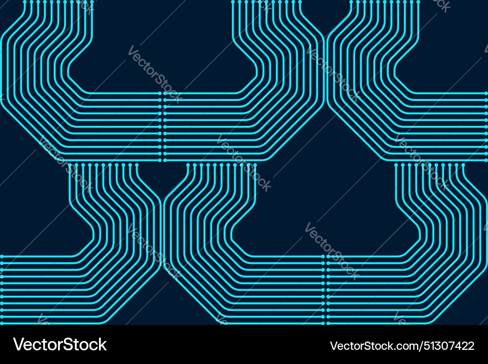 Seamless technology pattern background Vector Image
