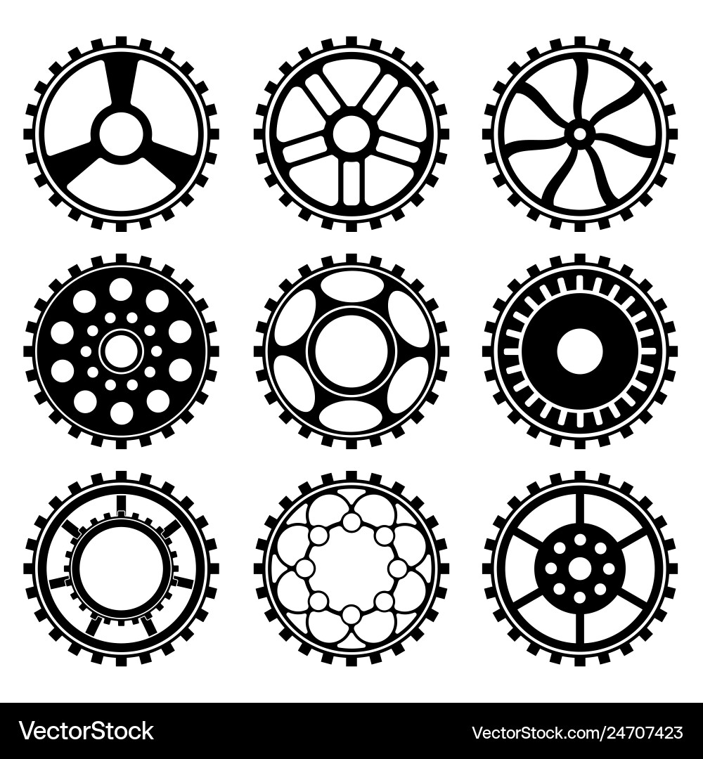 Steampunk gears Royalty Free Vector Image - VectorStock