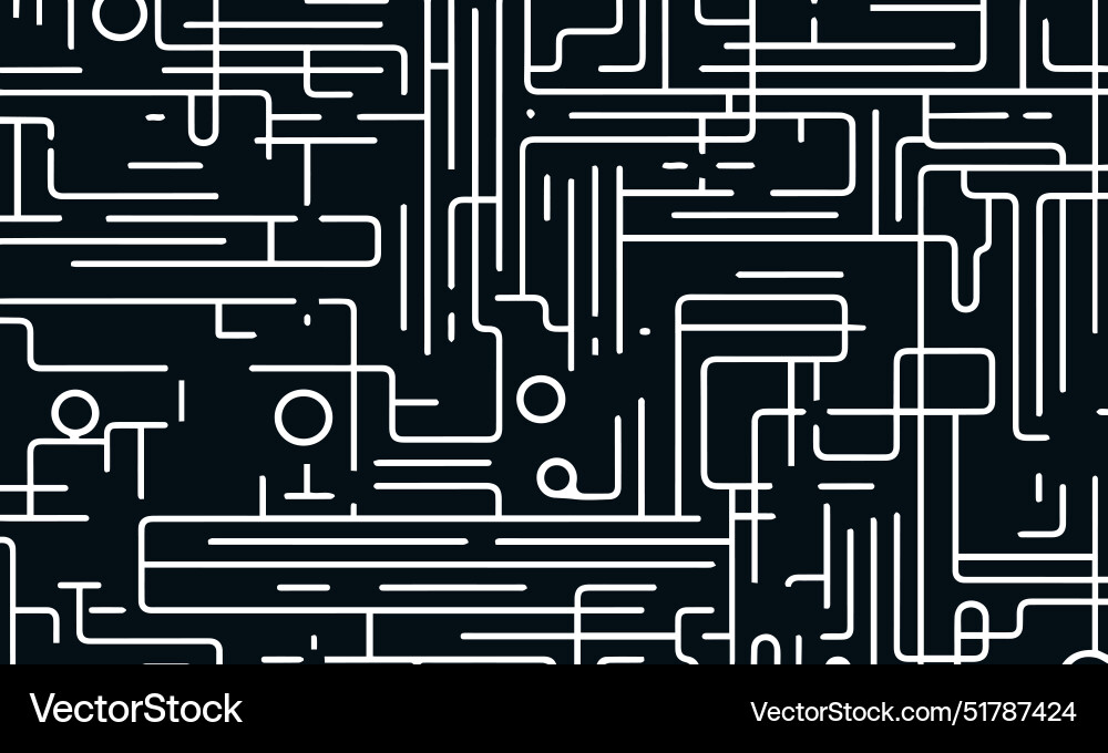 Abstract circuit board pattern background Vector Image