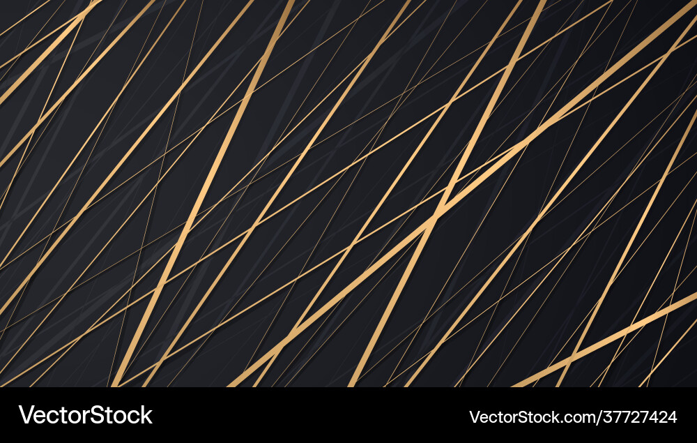 Abstract stripes golden lines diagonal overlap Abstract stripes golden lines diagonal overlap vector image