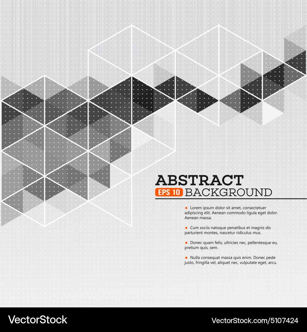 Geometric Triangle Pattern Background Vector Image