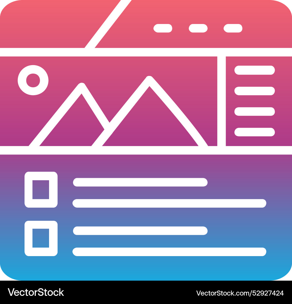 Web design icon Vector Image