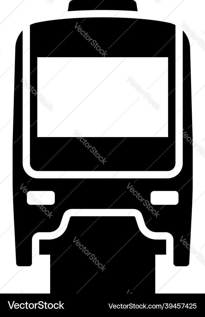 Monorail icon Royalty Free Vector Image - VectorStock