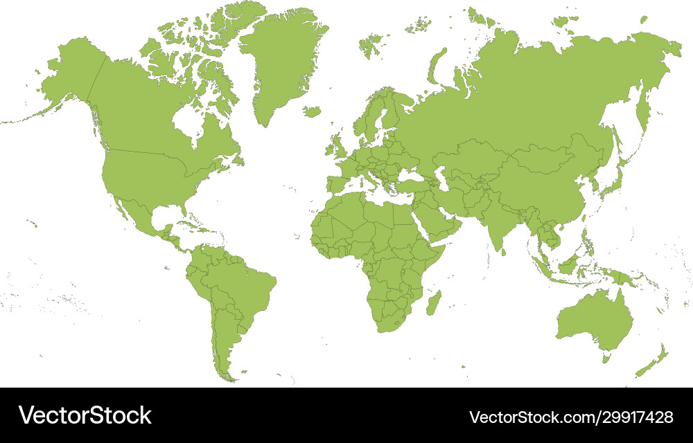 World Map - Geographic Overview