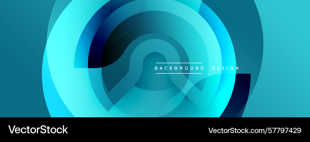 Abstract blue layers create dynamic circular Abstract blue layers create dynamic circular vector image