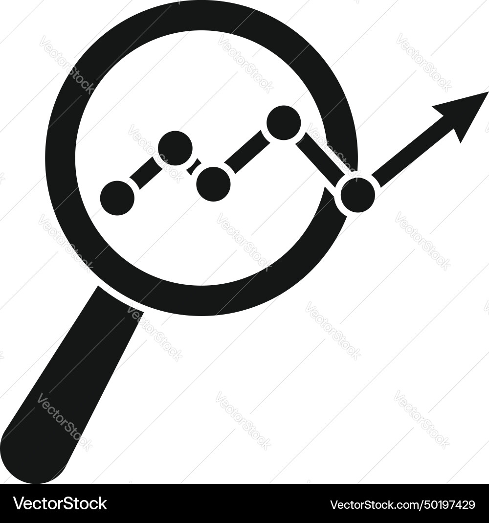 Explore Graph Control Icon Royalty Free Vector Image