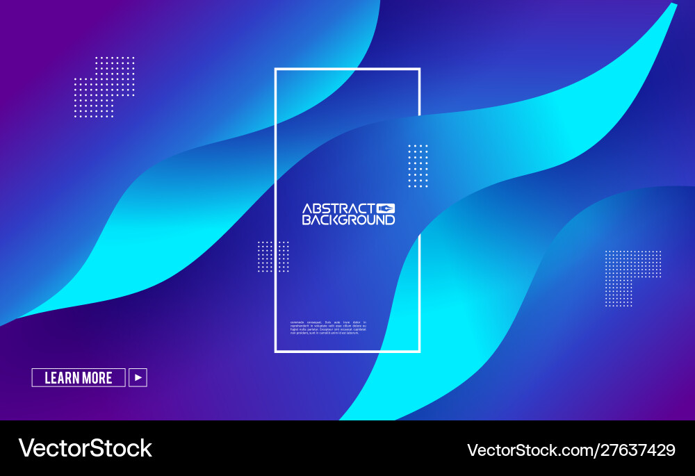 Modern gradient shape background colorful Vector Image