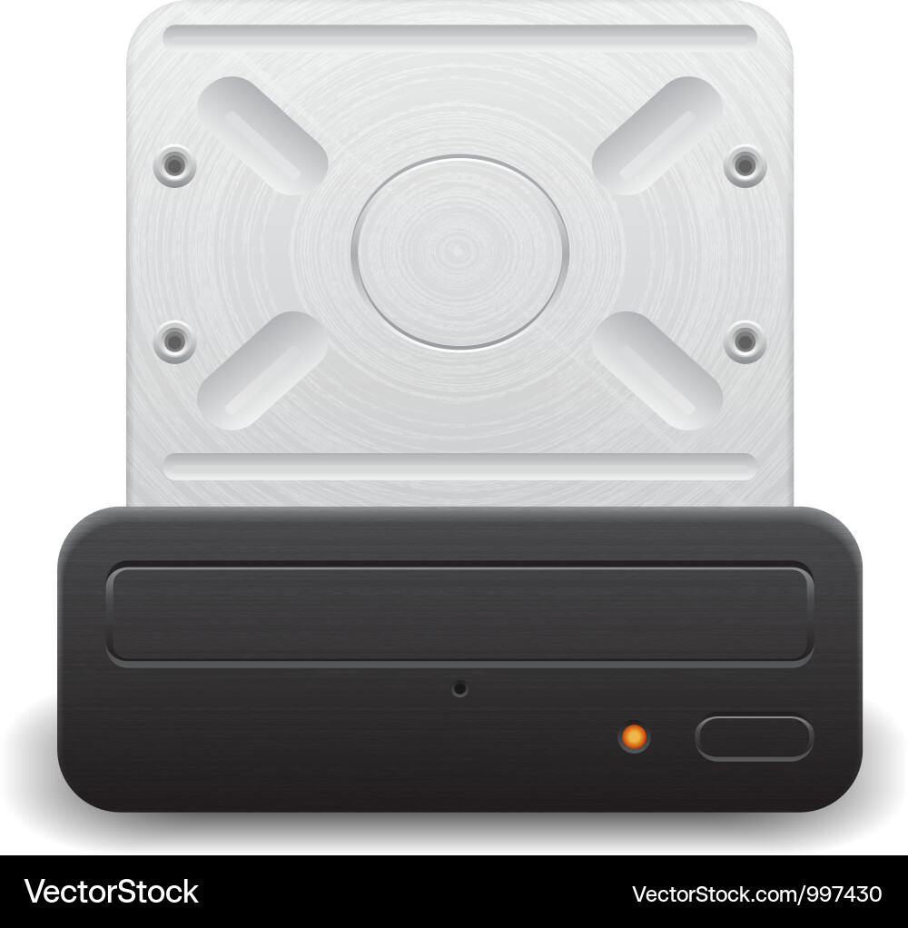 Icon for optical drive Vector Image