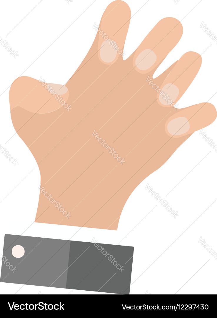 Open empty hands showing different gestures Vector Image