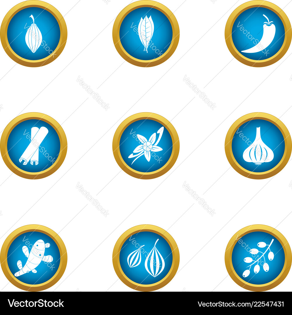 Avoid icons set flat style Avoid icons set flat style vector image