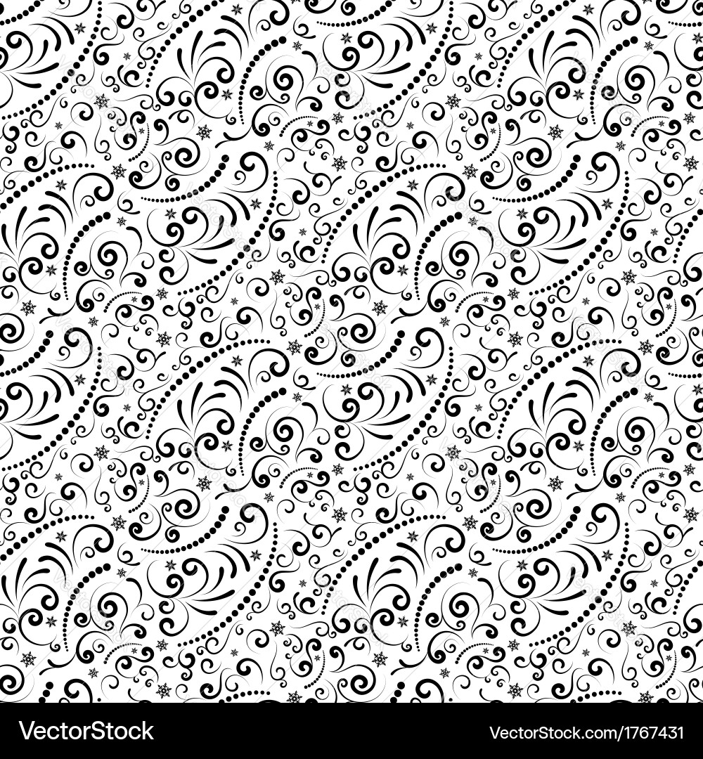 Intricate Swirl Pattern vector image