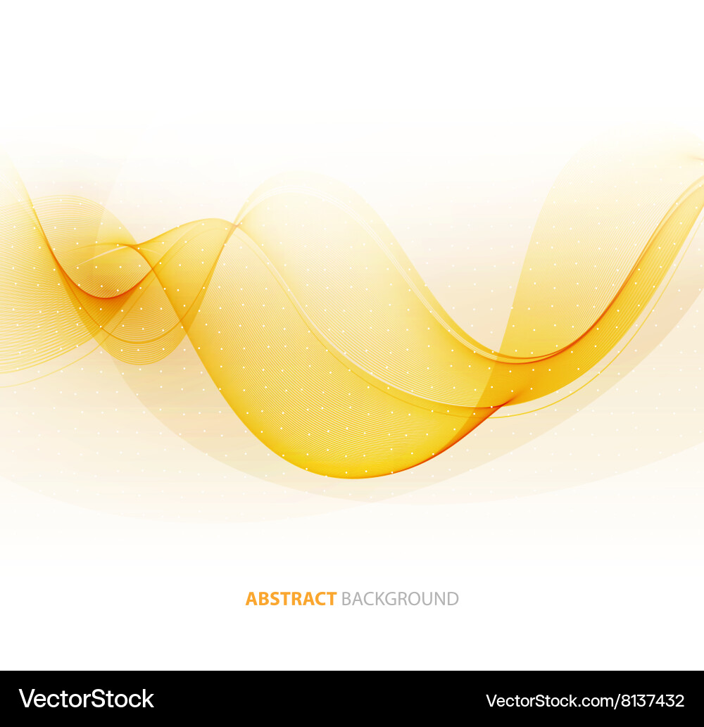 Abstract color wave design element Vector Image