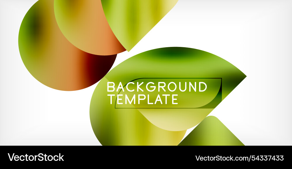 Bright circles with shadows abstract background Bright circles with shadows abstract background Vector Image