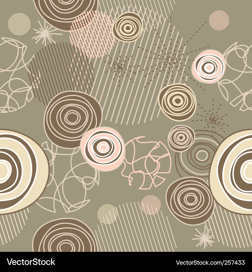 Geometric Circles Pattern vector image
