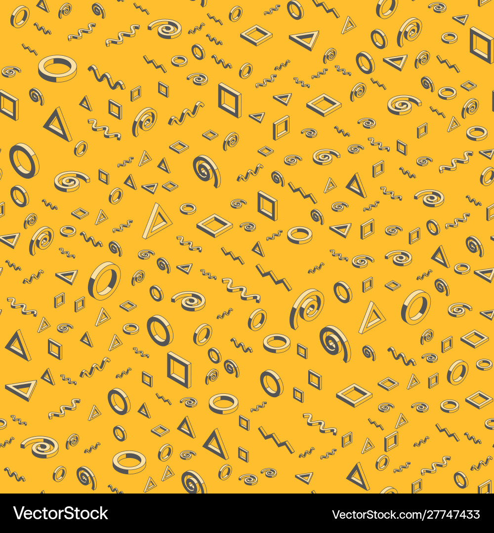 Geometric Pattern - Isometric vector image