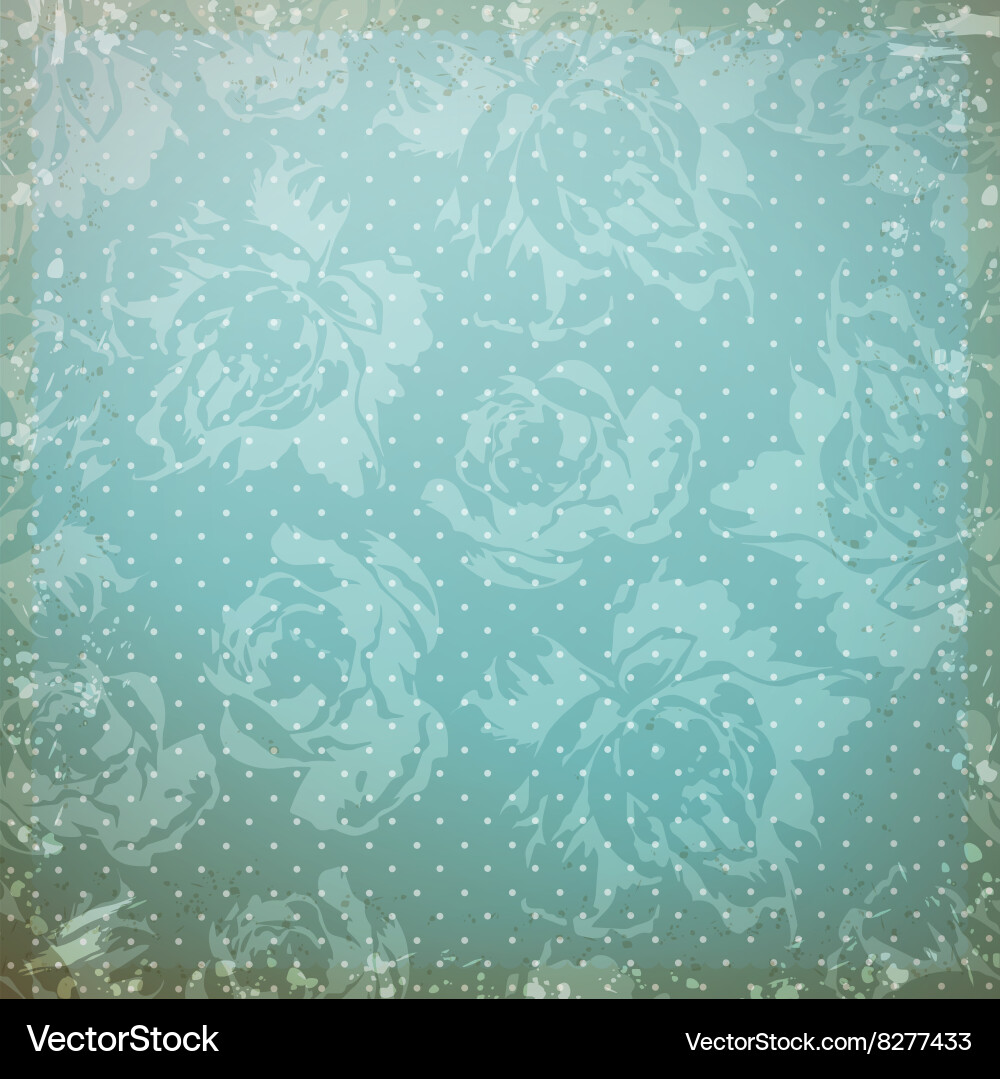 Vintage pattern with roses Royalty Free Vector Image