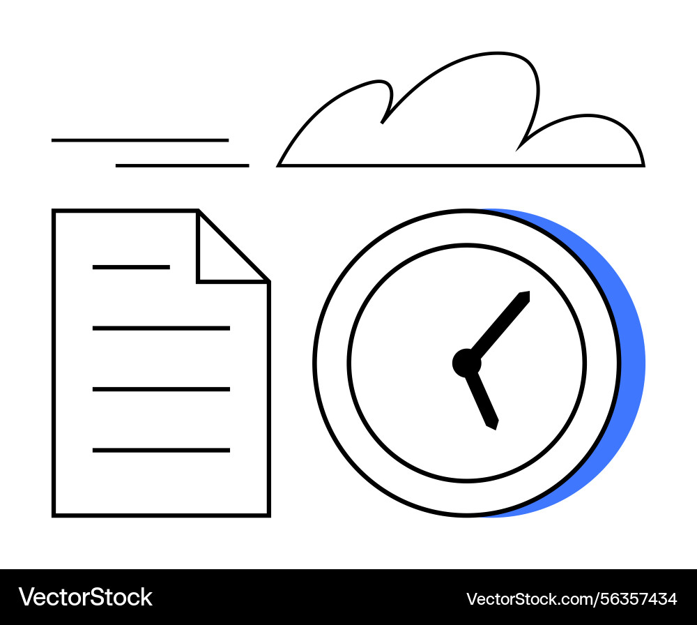 Efficient time management and task organization Efficient time management and task organization vector image