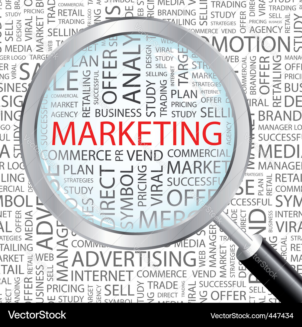 Marketing Concepts Vector Image