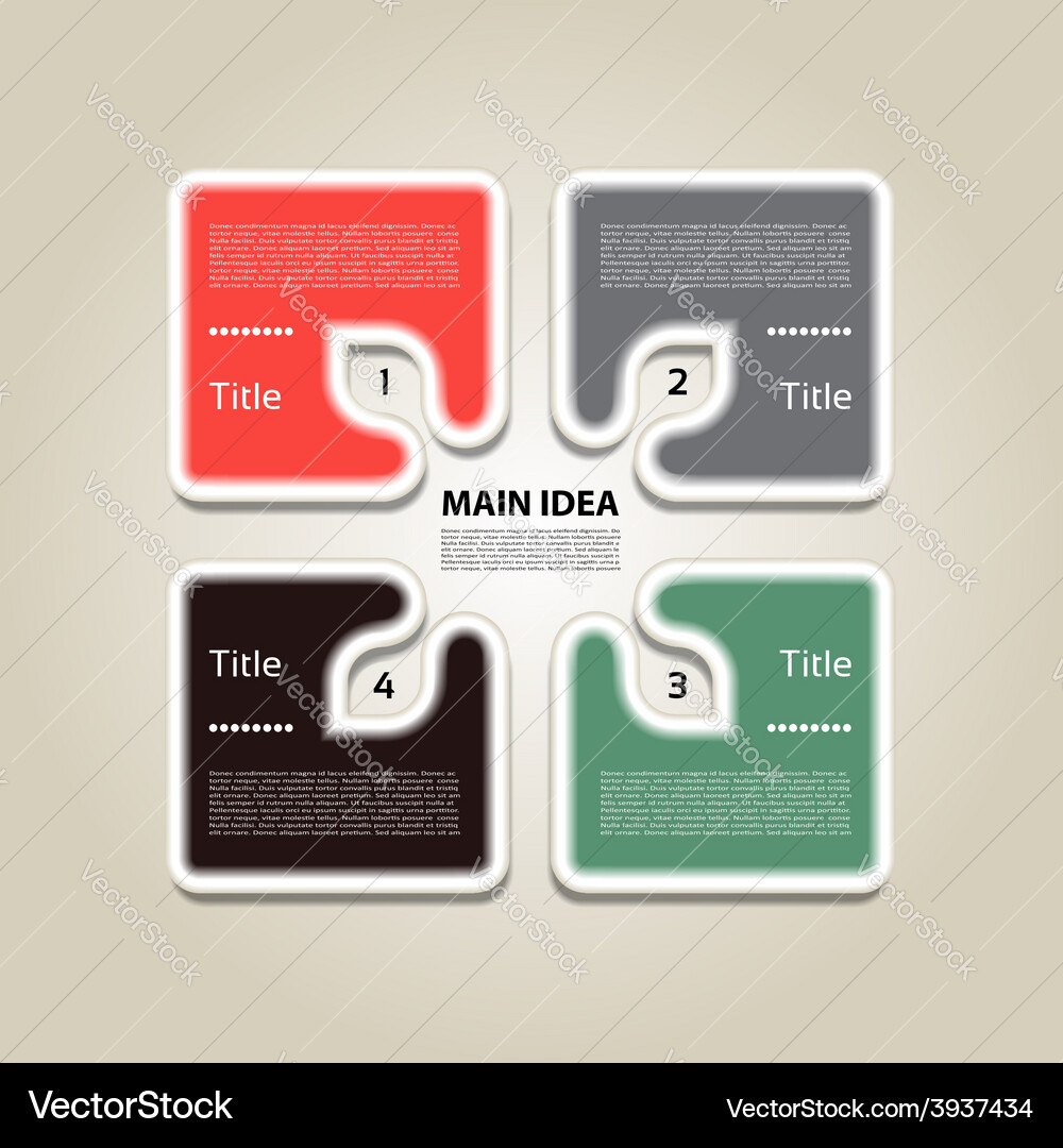 Progress background product choice or version Vector Image
