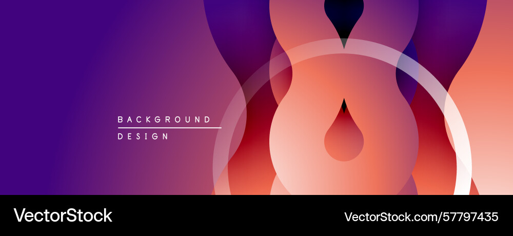 Abstract gradient shapes create dynamic Abstract gradient shapes create dynamic Vector Image