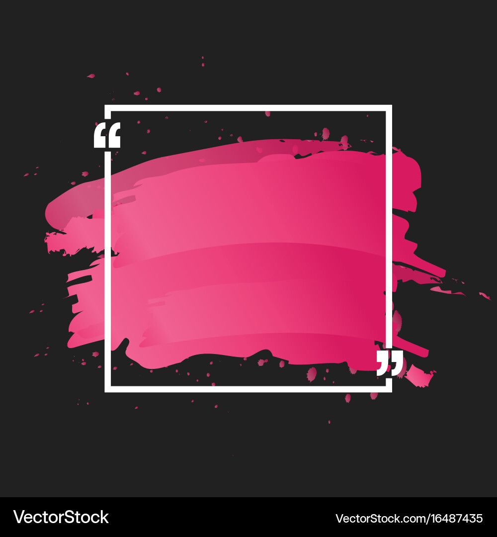 Quote text bubble commas note message and comment Vector Image