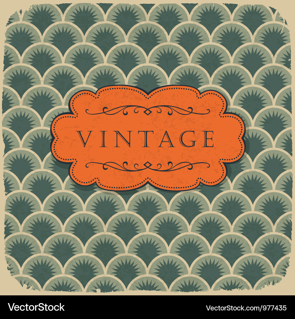 Retro Scale Pattern vector image