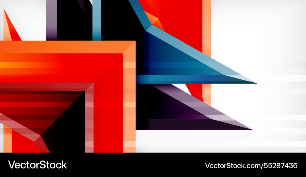 Abstract background color triangles and arrows Abstract background color triangles and arrows vector image