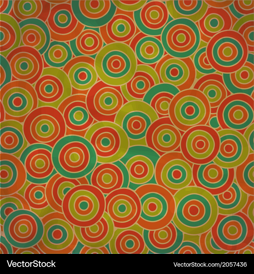 Abstract seamless pattern with circles Vector Image