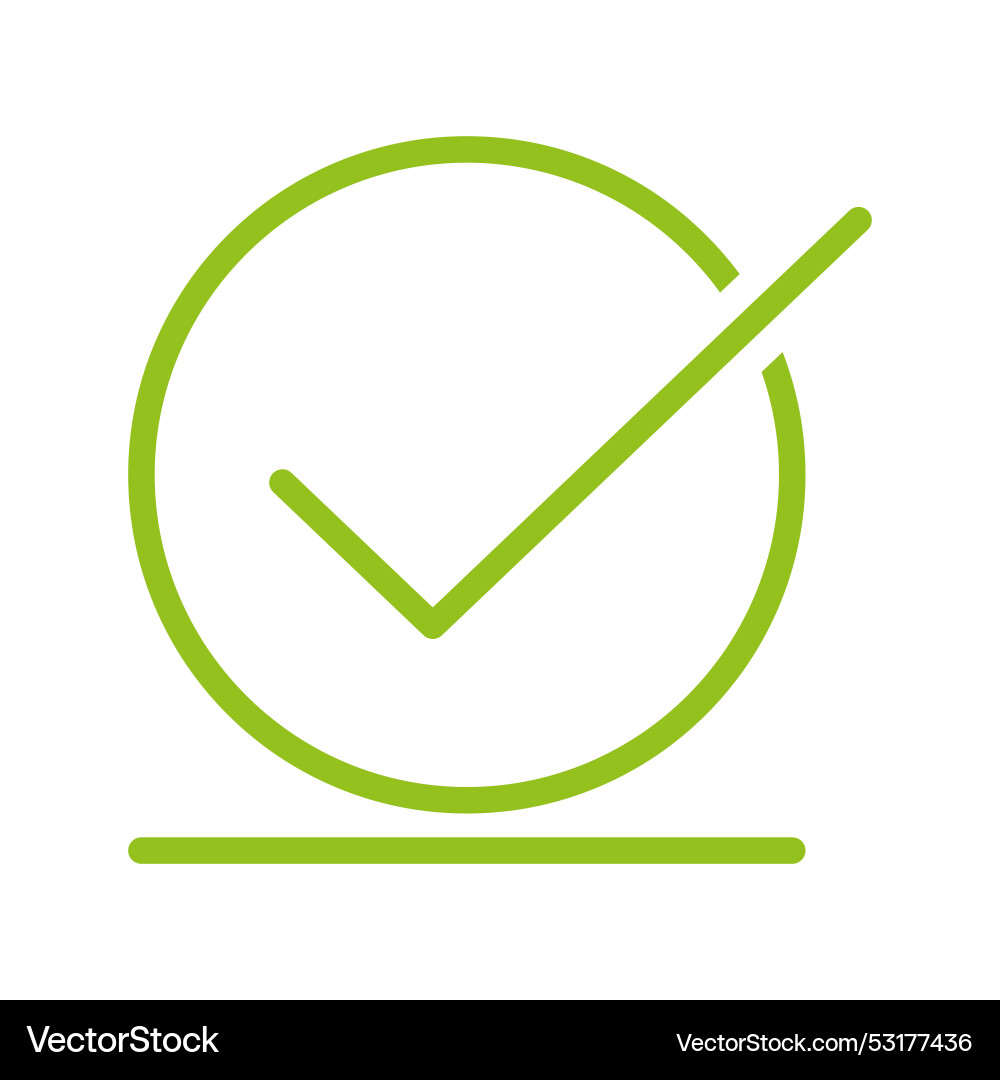 Check mark icon stock image Check mark icon stock image vector image