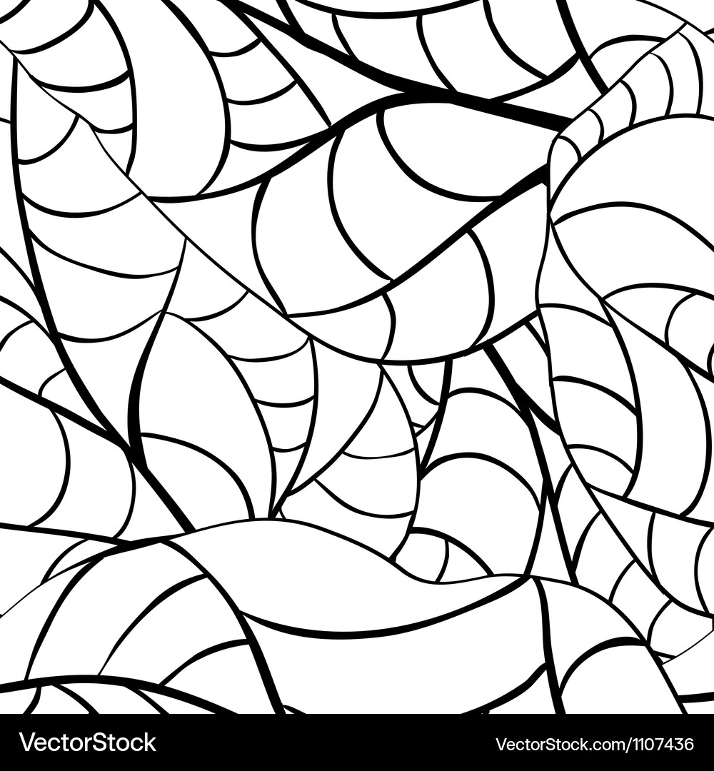 Leaf Pattern - Seamless Vector Image