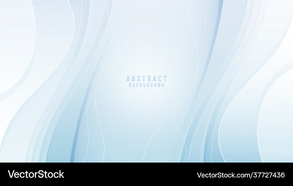 Light blue wavy template with lines graphic Light blue wavy template with lines graphic vector image