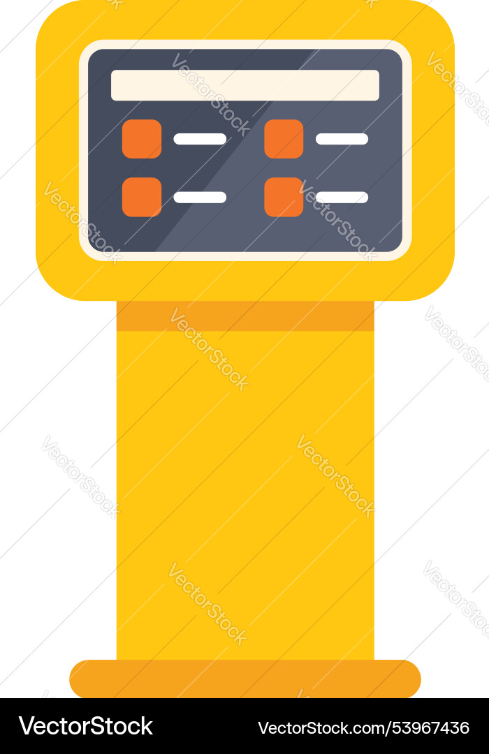 Parking meter showing time remaining on display Parking meter showing time remaining on display Vector Image