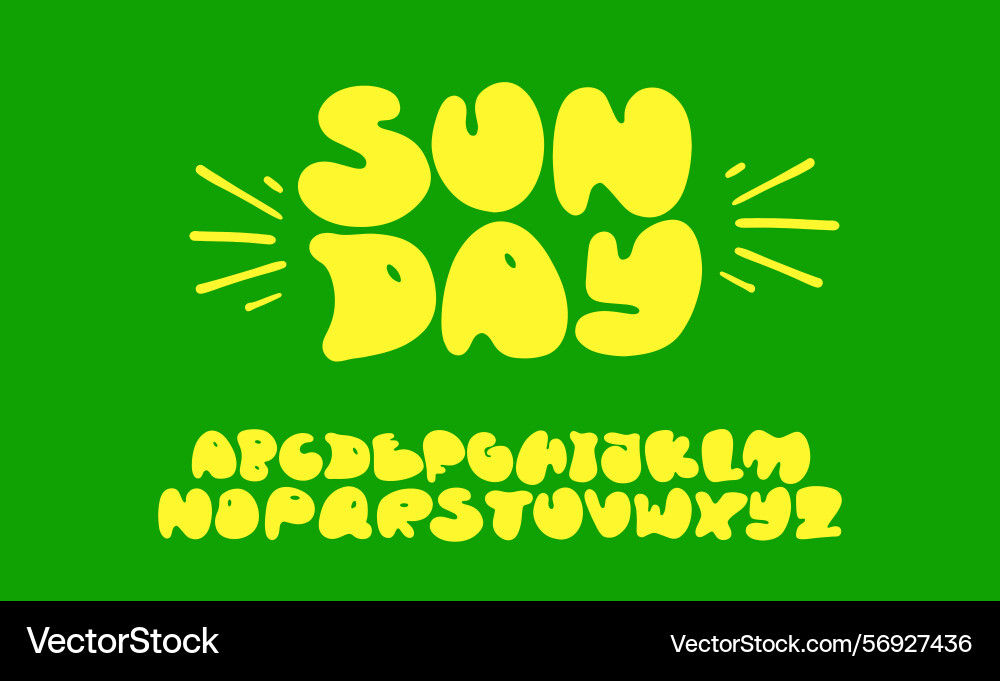Yellow summer vibes font style text effect Yellow summer vibes font style text effect vector image