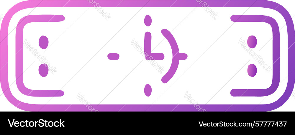 Abstraktes Rechteck mit Punkten dash minimalist ui vektorbild