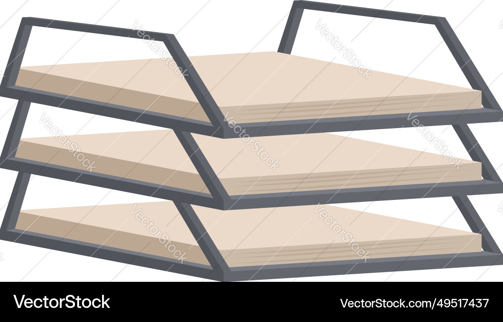 Basket paper tray icon cartoon mail send Basket paper tray icon cartoon mail send vector image