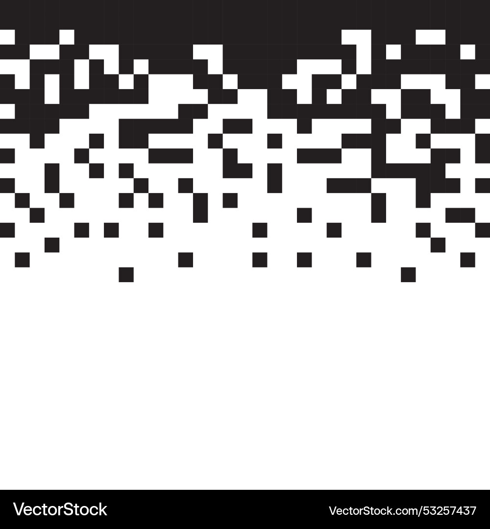 Dissolve pixel disperse blocks dust fragment Dissolve pixel disperse blocks dust fragment vector image