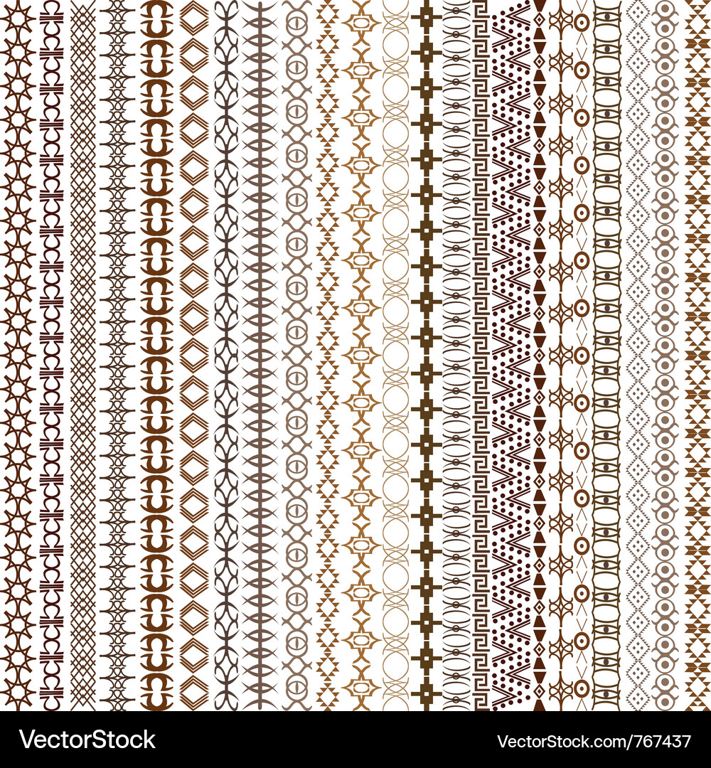 Ethnic Pattern Texture Vector Image