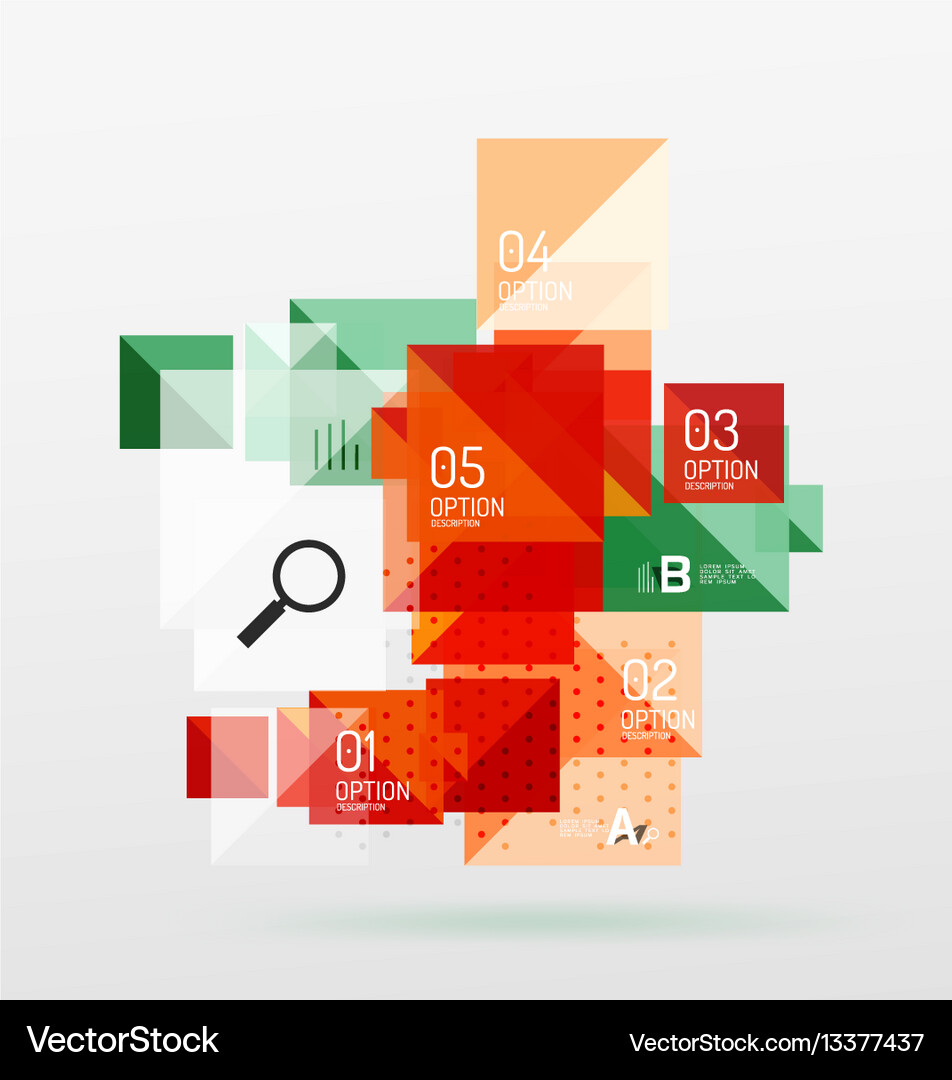 Repetition of overlapping color squares Repetition of overlapping color squares Vector Image