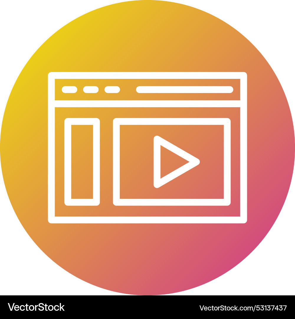 Web browser icon design Vector Image
