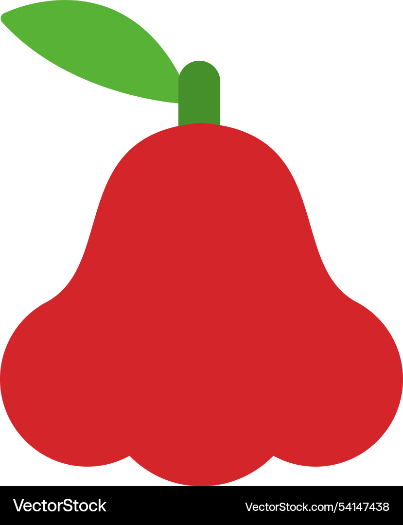 Java apple flat icon design vector image