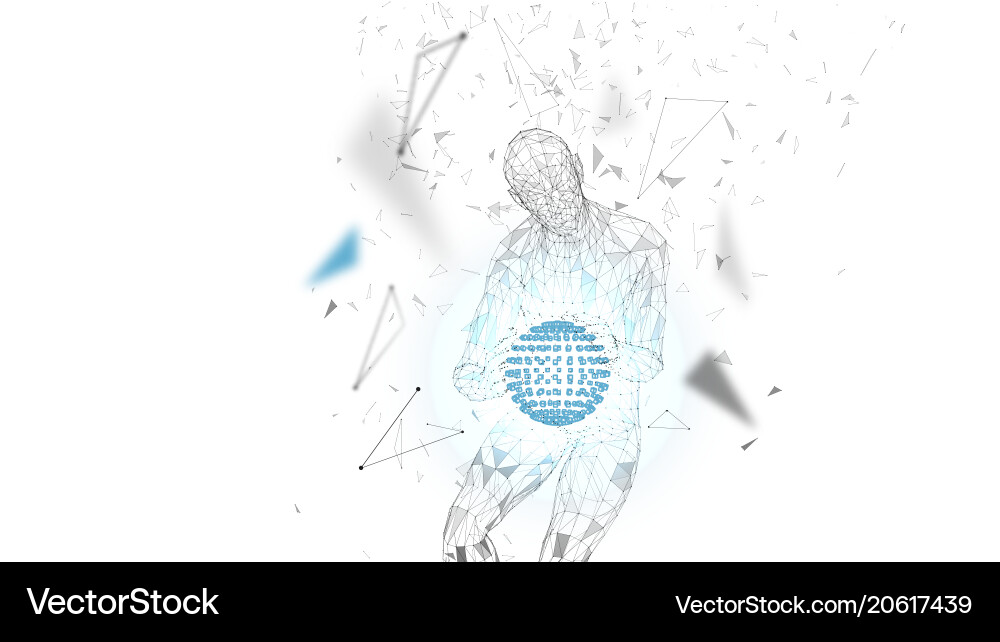 Abstract Security Network vector image