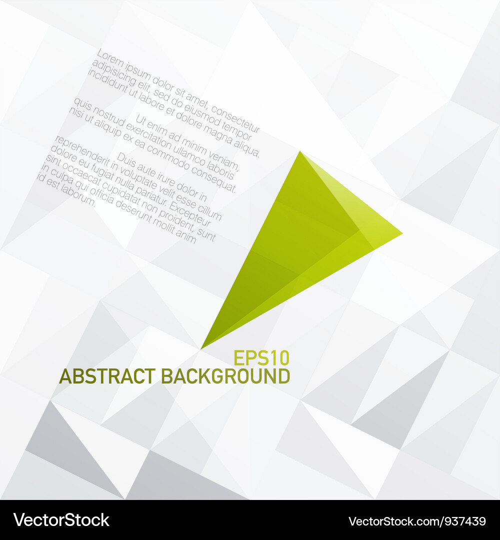 Geometric Abstract Triangle Pattern Vector Image