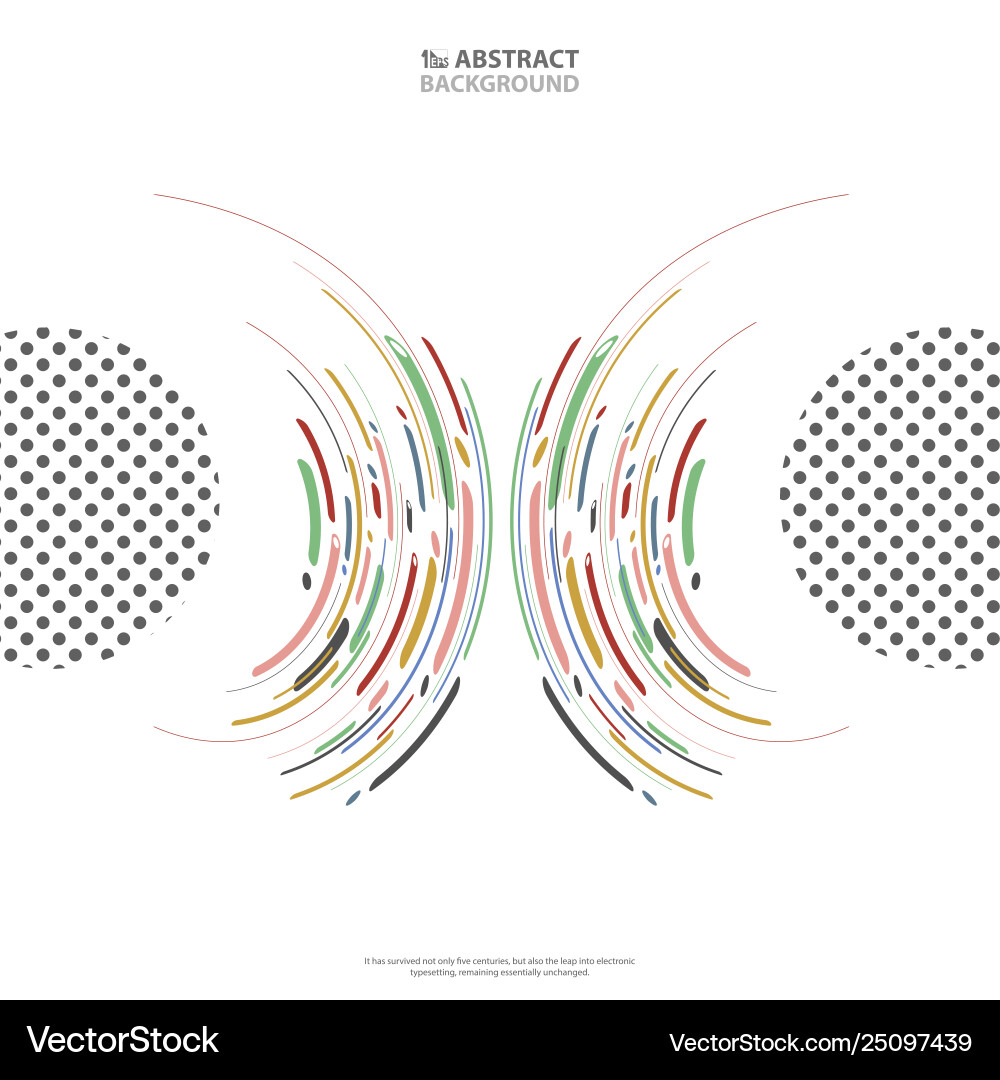 Modern colorful shapes abstract pattern Modern colorful shapes abstract pattern vector image