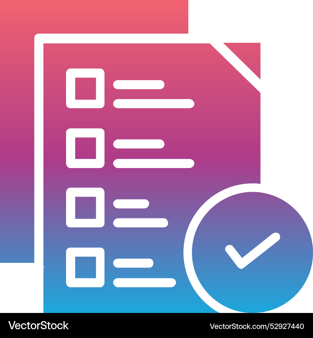 File check icon design vector image