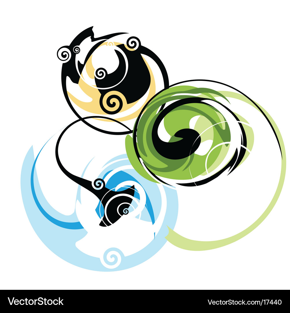 Intricate Swirl Pattern Vector Image