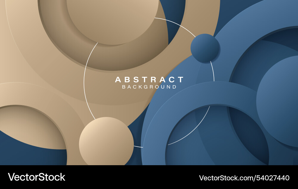 Modern abstract background with circles elegant Modern abstract background with circles elegant vector image