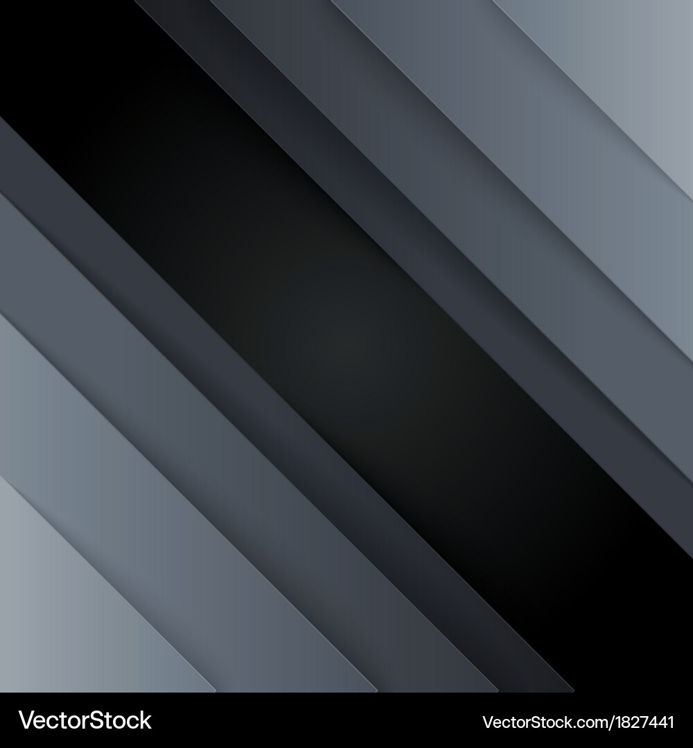 Abstract background with grey paper layers Vector Image