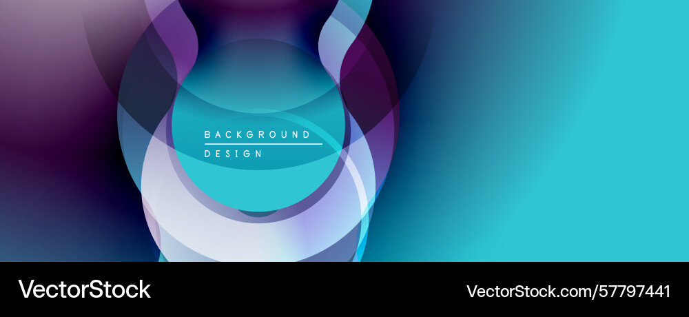 Abstract layers create dynamic visual effect blue Vector Image