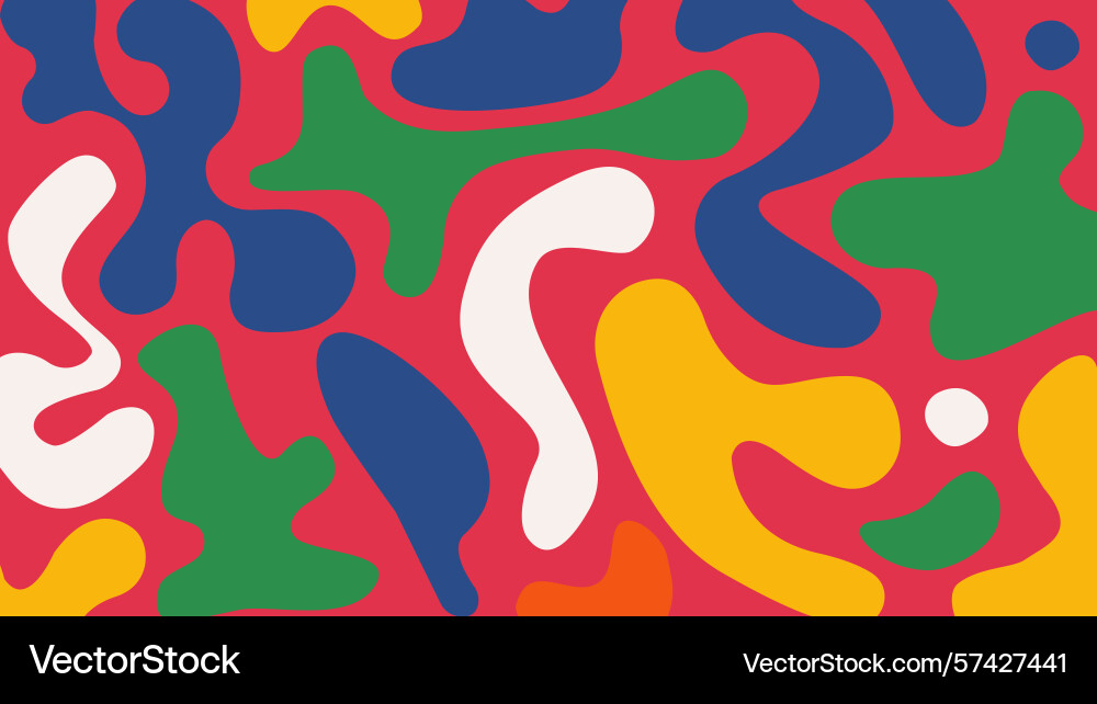 Bright abstract blob background Bright abstract blob background Vector Image
