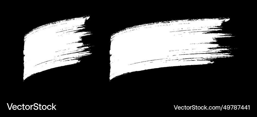 Paintbrush grunge set brush strokes templates Paintbrush grunge set brush strokes templates vector image